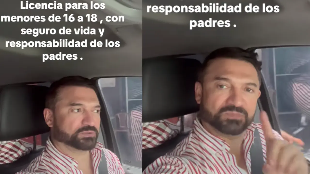Un hombre sentado en un carro