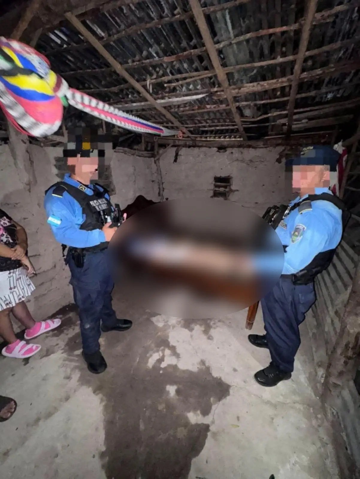 escena del crimen de Katherine Yaritza Carrasco Rodríguez, de 29 años,