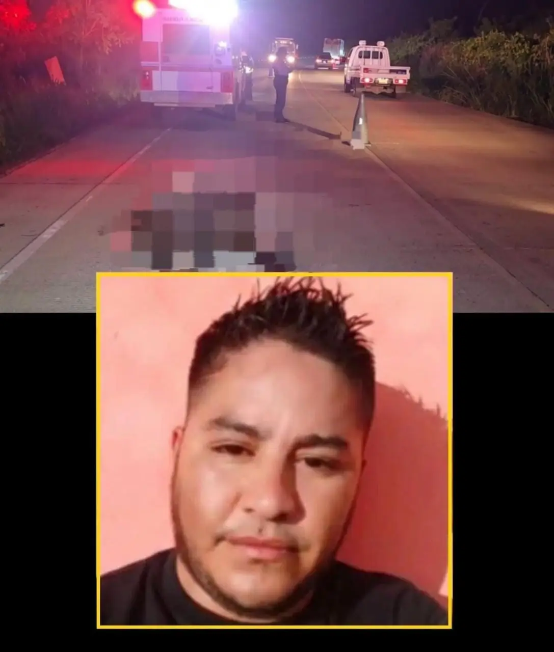 escena donde matan a mototaxista en Copán 
