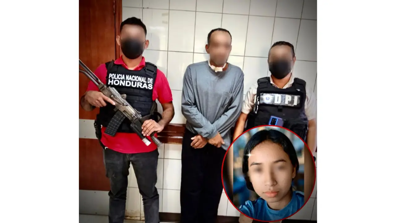 Hombre detenido acusado de matar a su hijastra en Olancho.