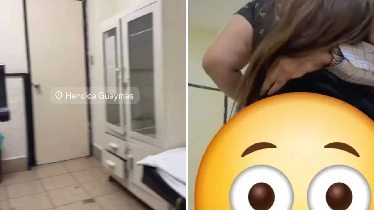 Fotos de los videos filtrados de IMSS Guaymas,