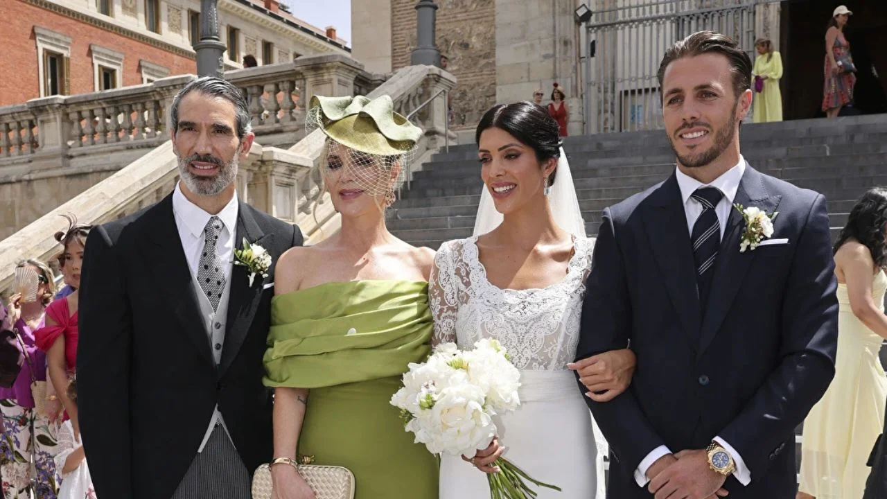 Fernando Sanz, Ingrid Asensio, Ingrid Sanz e Iliès Hassaine.