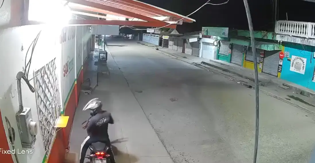ladrón de moto de pareja en Tocoa