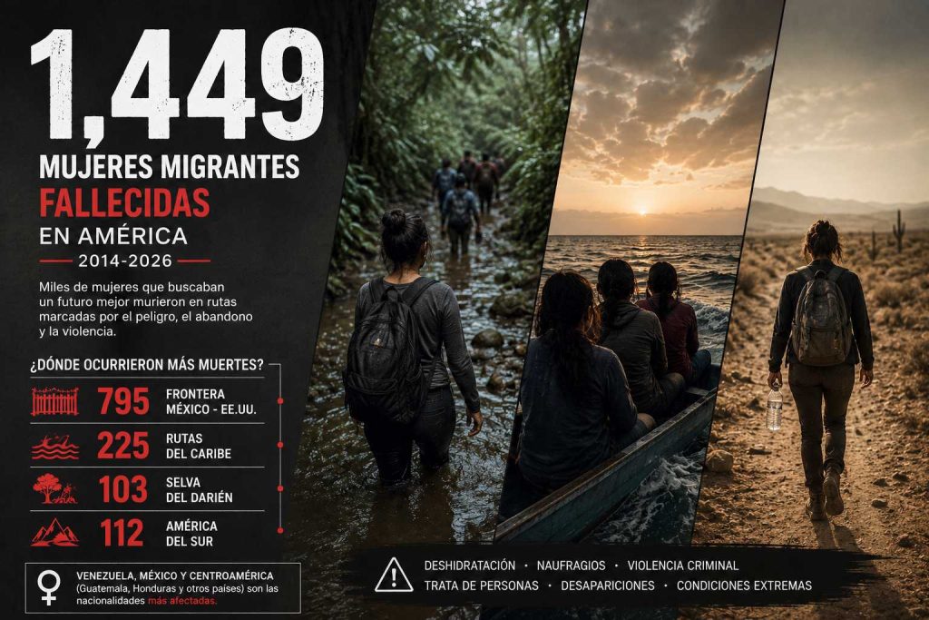 cifras de las mujeres migrantes