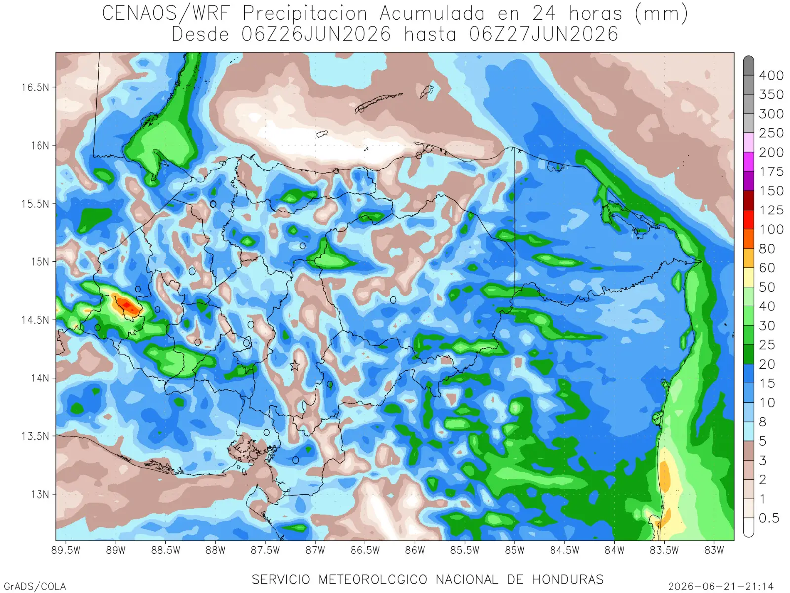 Pronóstico de lluvias