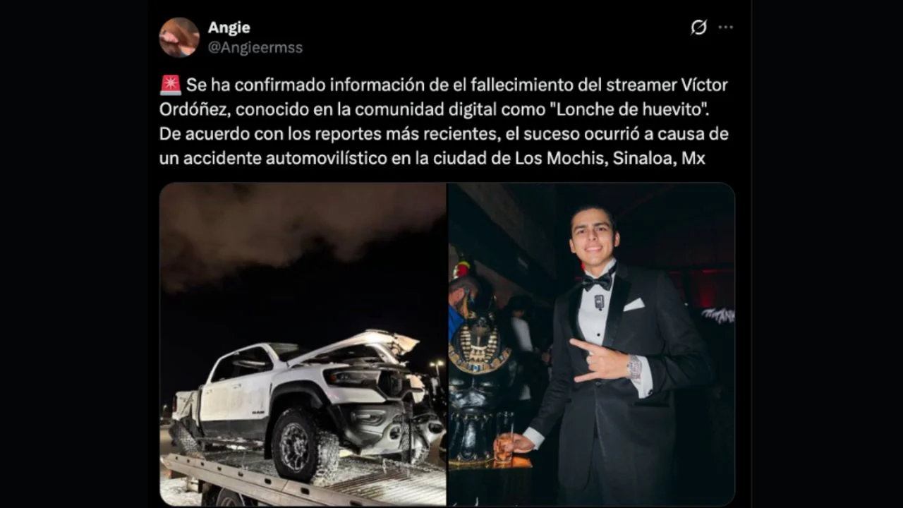 Publicación del accidente de Lonche de Huevito.
