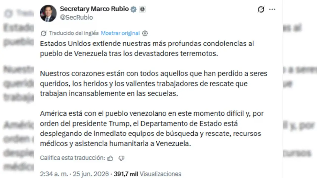 Terremoto Venezuela