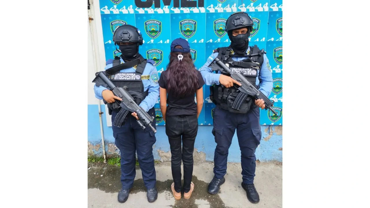 Menor que fingió su propio secuestro encontrada por la Policía Nacional.