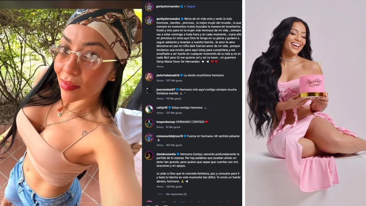 Foto de Deisy María Tovar, esposa del pelotero Gorkys Hernández