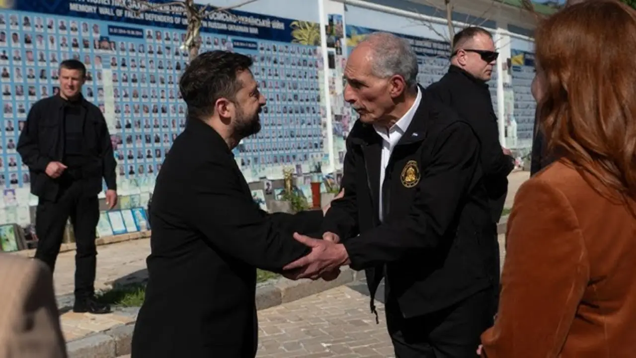 Nasry Asfura en Ucrania