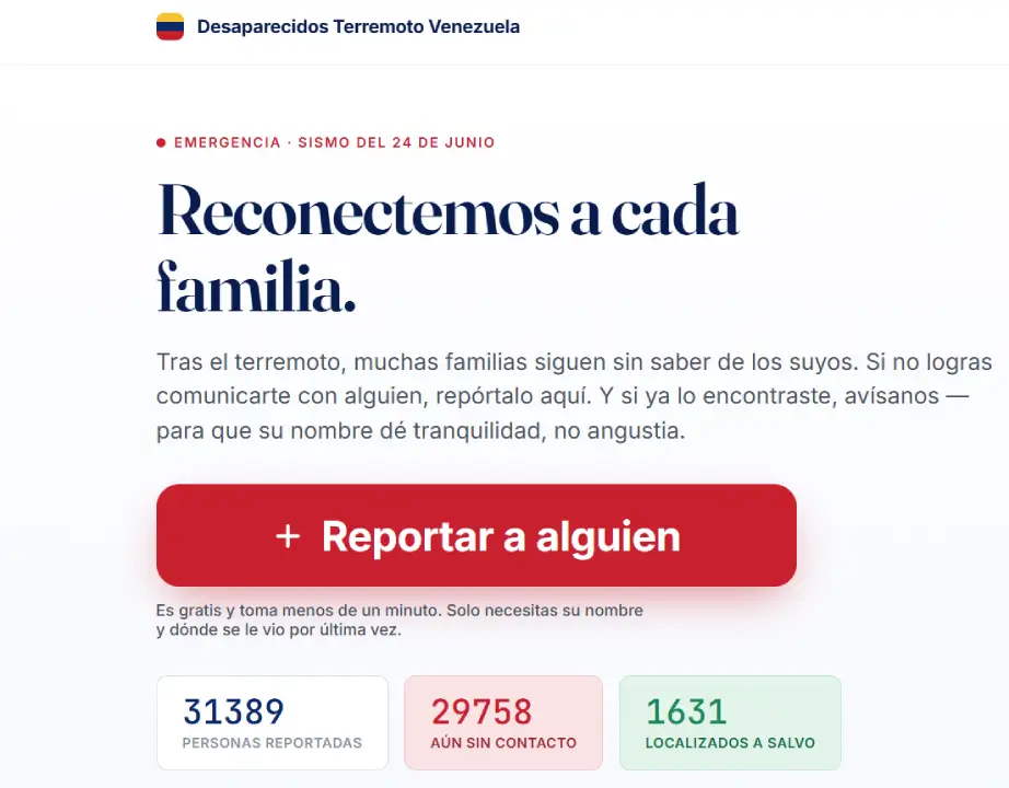 Terremoto Venezuela