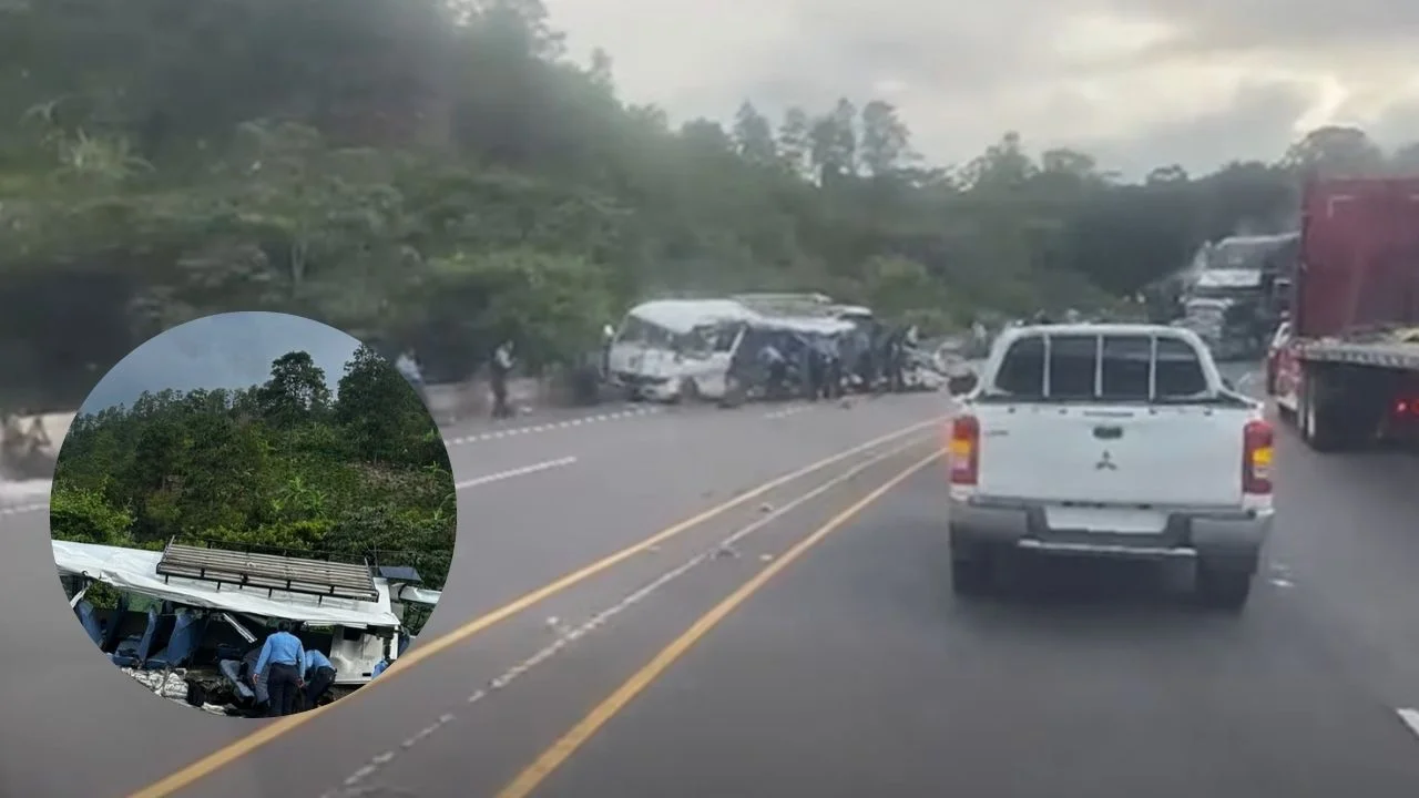 Imagen de Accidente en la cuesta del Rodeo deja policías muertos y varios heridos