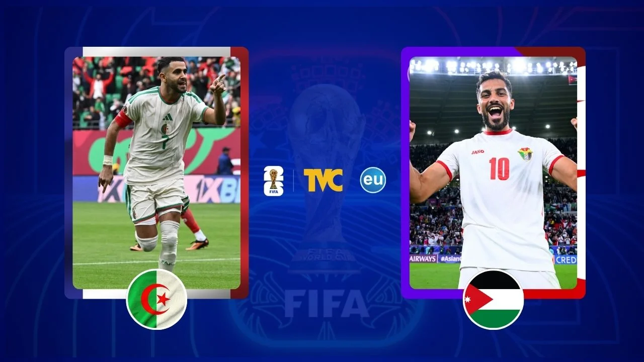 Argelia vs Jordania EN VIVO HOY: hora y posibles alineaciones del Mundial 2026 Imagen de Argelia vs Jordania EN VIVO HOY: hora y posibles alineaciones del Mundial 2026