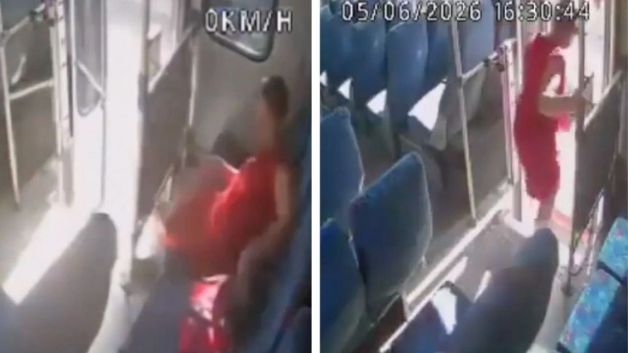 Insólito momento: Captan a mujer haciendo sus necesidades en pleno bus Imagen de Insólito momento: Captan a mujer haciendo sus necesidades en pleno bus
