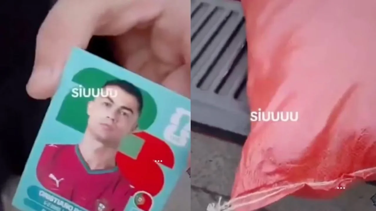 Video: Niño cambia vista de Cristiano Ronaldo por un saco de papas Imagen de Video: Niño cambia vista de Cristiano Ronaldo por un saco de papas