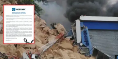 Imagen de Empresa afectada se pronuncia tras derrumbe en el anillo periférico