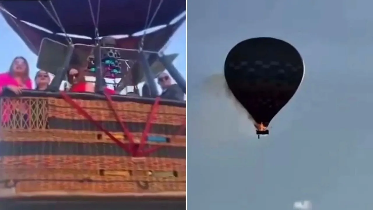Imagen de Así fue el último video de familia antes de morir en viaje en globo aerostático