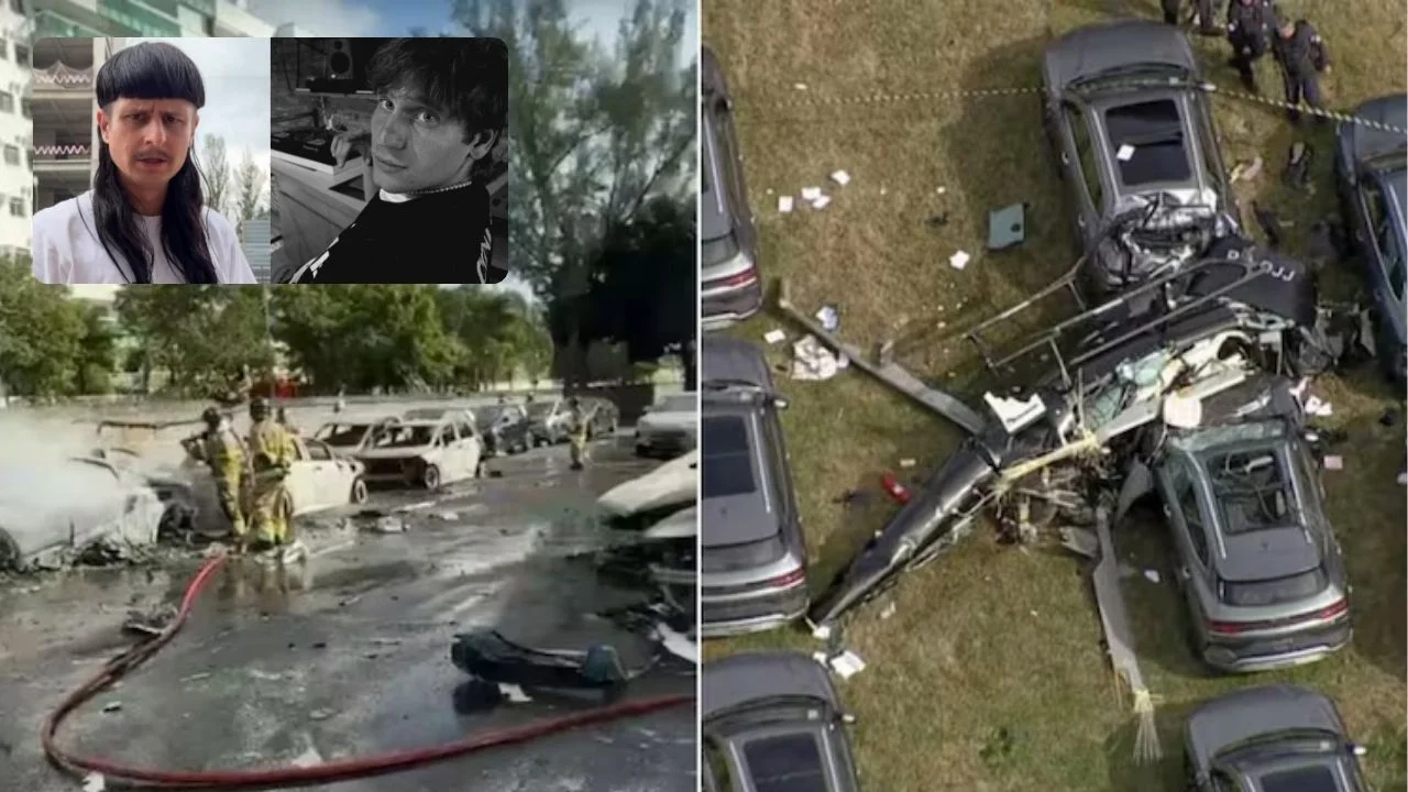 Famoso youtuber y cantante mueren tras choque de helicópteros Imagen de Famoso youtuber y cantante mueren tras choque de helicópteros