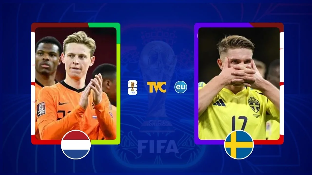 Países Bajos vs Suecia EN VIVO HOY: hora y posibles alineaciones del Mundial 2026 Imagen de Países Bajos vs Suecia EN VIVO HOY: hora y posibles alineaciones del Mundial 2026