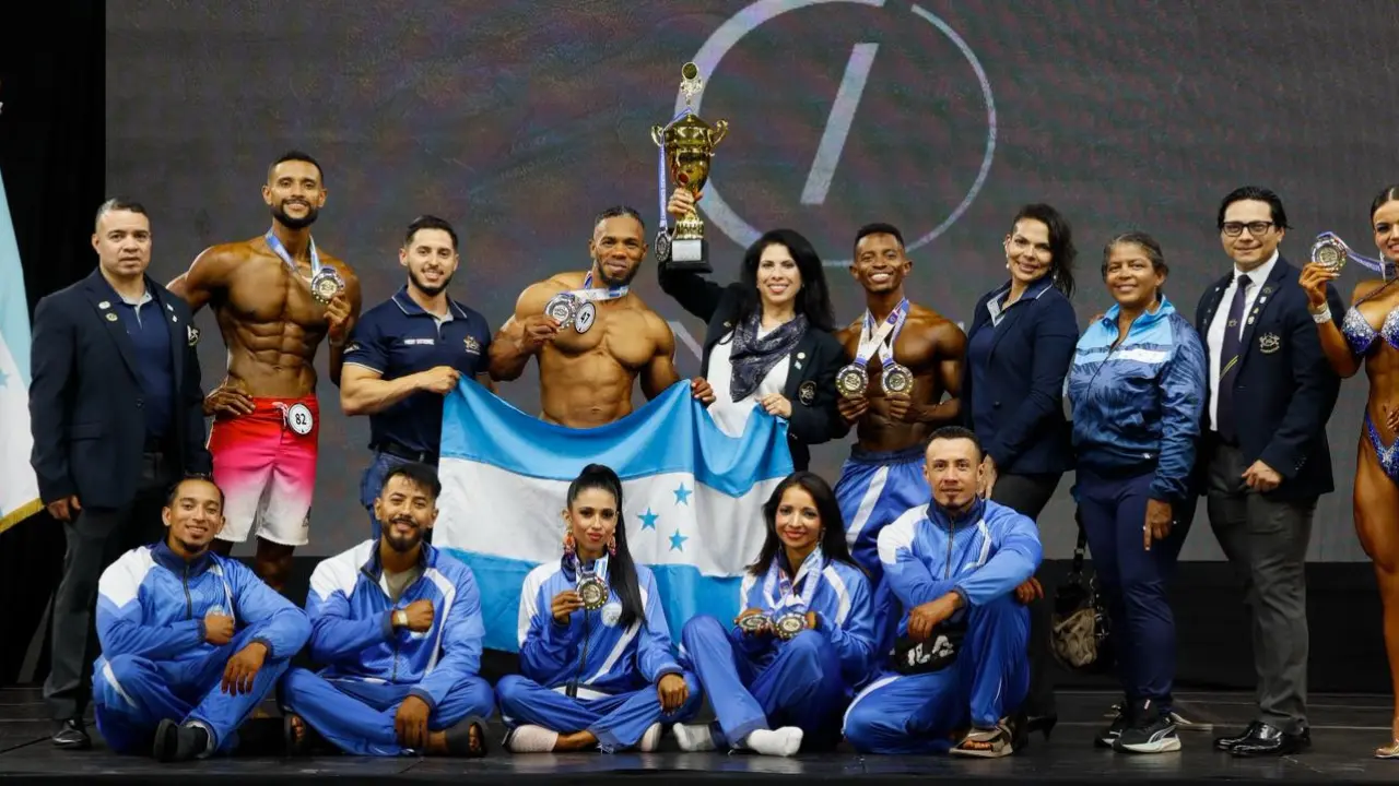 Honduras conquista 9 medallas en Centroamericano de Fisicoculturismo 2026 Imagen de Honduras conquista 9 medallas en Centroamericano de Fisicoculturismo 2026