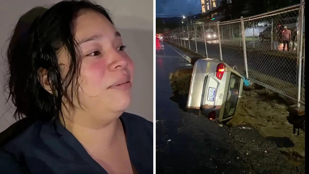 'Pensé en mis hijos': mujer casi muere al caer en socavón durante tormenta en SPS Imagen de 'Pensé en mis hijos': mujer casi muere al caer en socavón durante tormenta en SPS