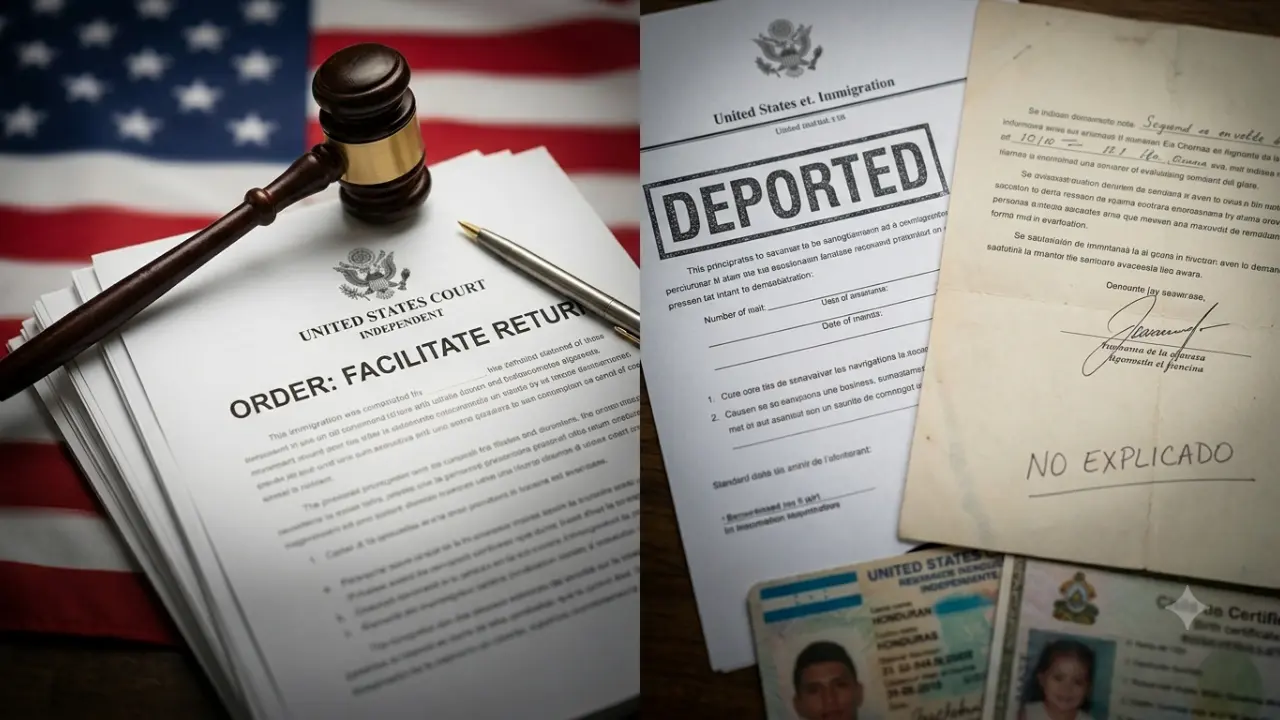 Ordenan el regreso de hondureño deportado bajo engaños en la administración Trump Imagen de Ordenan el regreso de hondureño deportado bajo engaños en la administración Trump