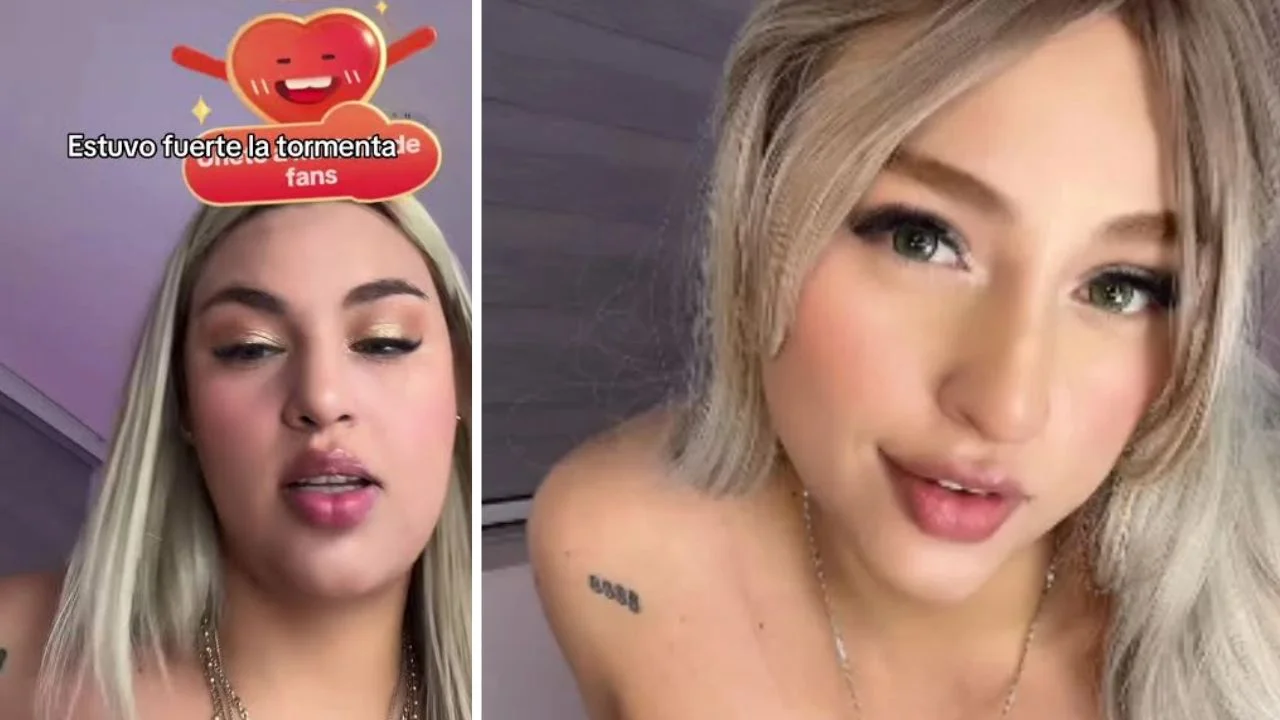 Imagen de Laura Mendoza lluvia live:  tormenta en video completo y original en Telegram