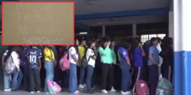Imagen de 'Mañana hay tiroteo': estudiantes en pánico tras amenazas en escuela de Tegucigalpa