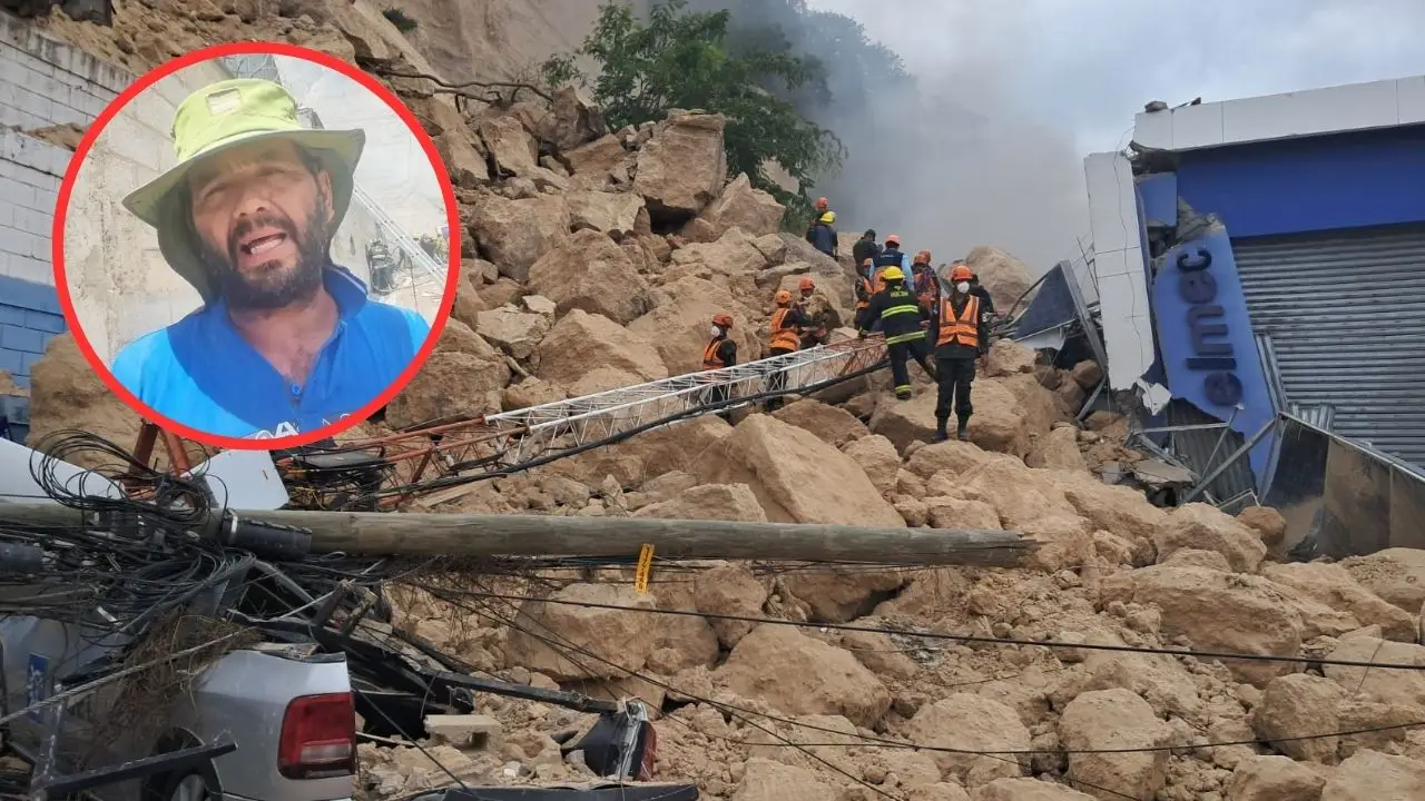 Imagen de 'Es un milagro': sobreviviente relata cómo se salvó del derrumbe en Tegucigalpa