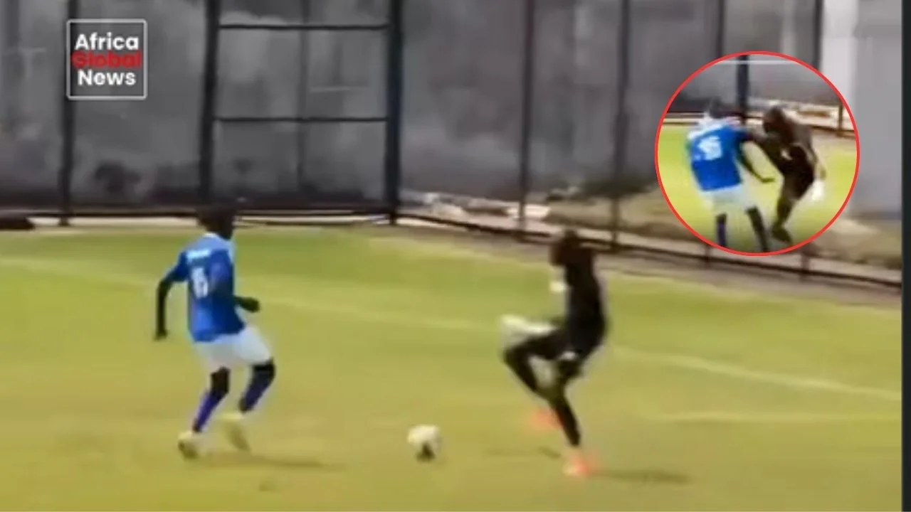 VIDEO SENSIBLE: Muere futbolista de Ghana tras recibir un rodillazo en la cara Imagen de VIDEO SENSIBLE: Muere futbolista de Ghana tras recibir un rodillazo en la cara