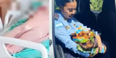 Imagen de Bajo custodia mujer acusada de abandonar a su bebé entre la maleza en Lempira