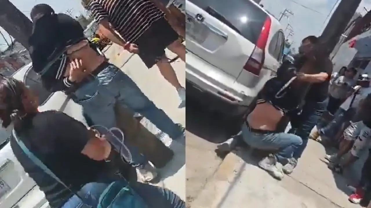 '¡Ya no, mamá, me duele!': mujer macanea a su hijo por ladrón Imagen de '¡Ya no, mamá, me duele!': mujer macanea a su hijo por ladrón