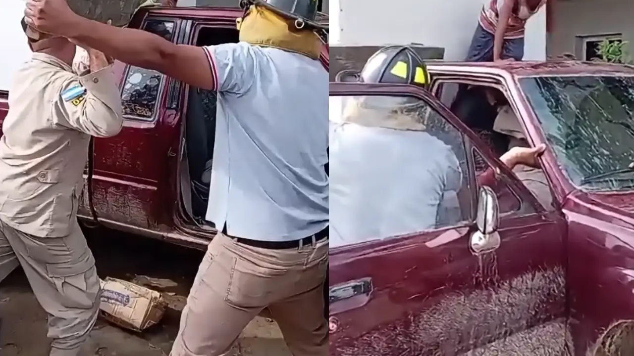Imagen Principal de Nota: 'Ahí sale': niño queda atrapado entre caja y cabina de pick up en Yoro