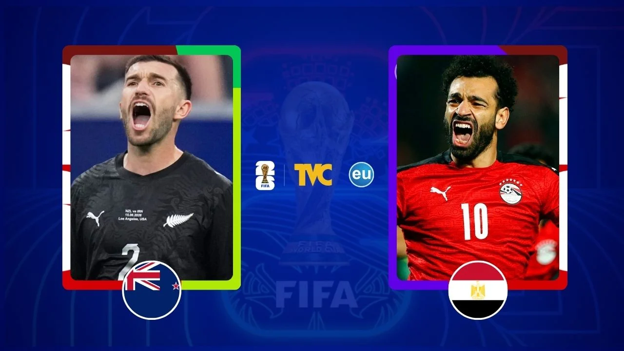 Nueva Zelanda vs Egipto en vivo: Dónde ver, marcador | Grupo G - Mundial 2026 Imagen de Nueva Zelanda vs Egipto en vivo: Dónde ver, marcador | Grupo G - Mundial 2026