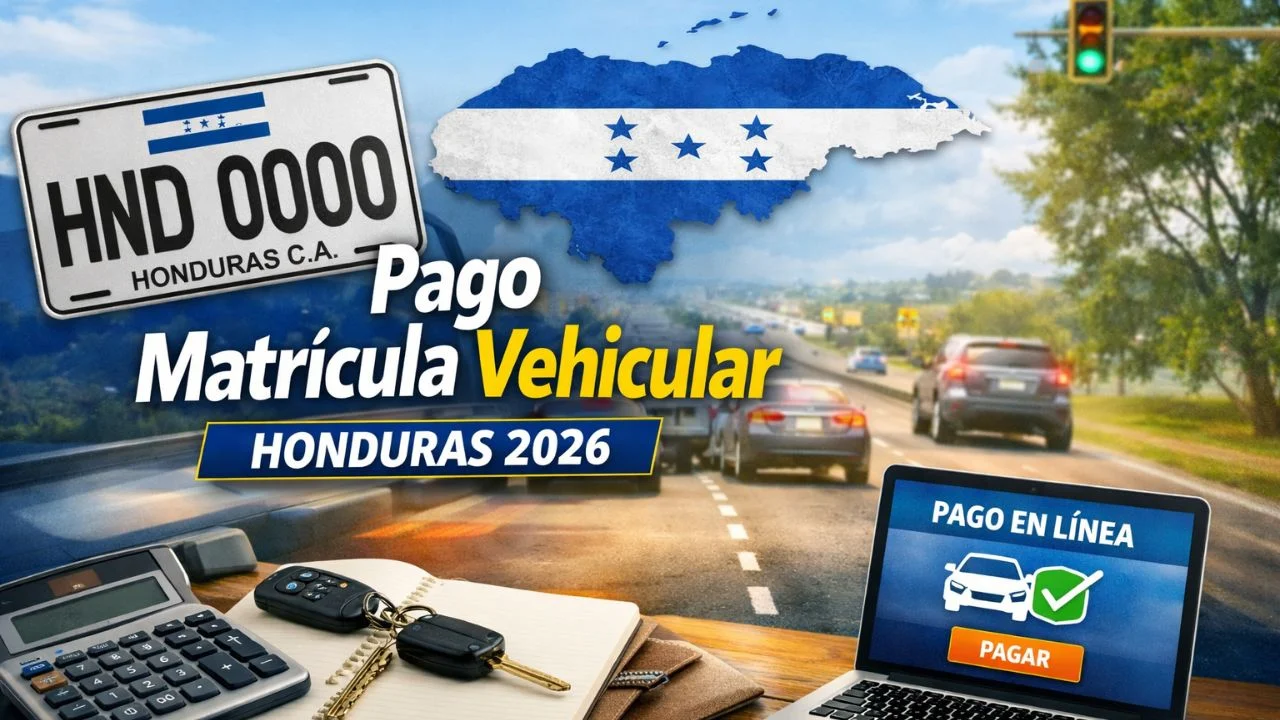 Pago de matrícula vehicular en Honduras en 2026: ¿cuánto es y cuándo se paga? Imagen de Pago de matrícula vehicular en Honduras en 2026: ¿cuánto es y cuándo se paga?