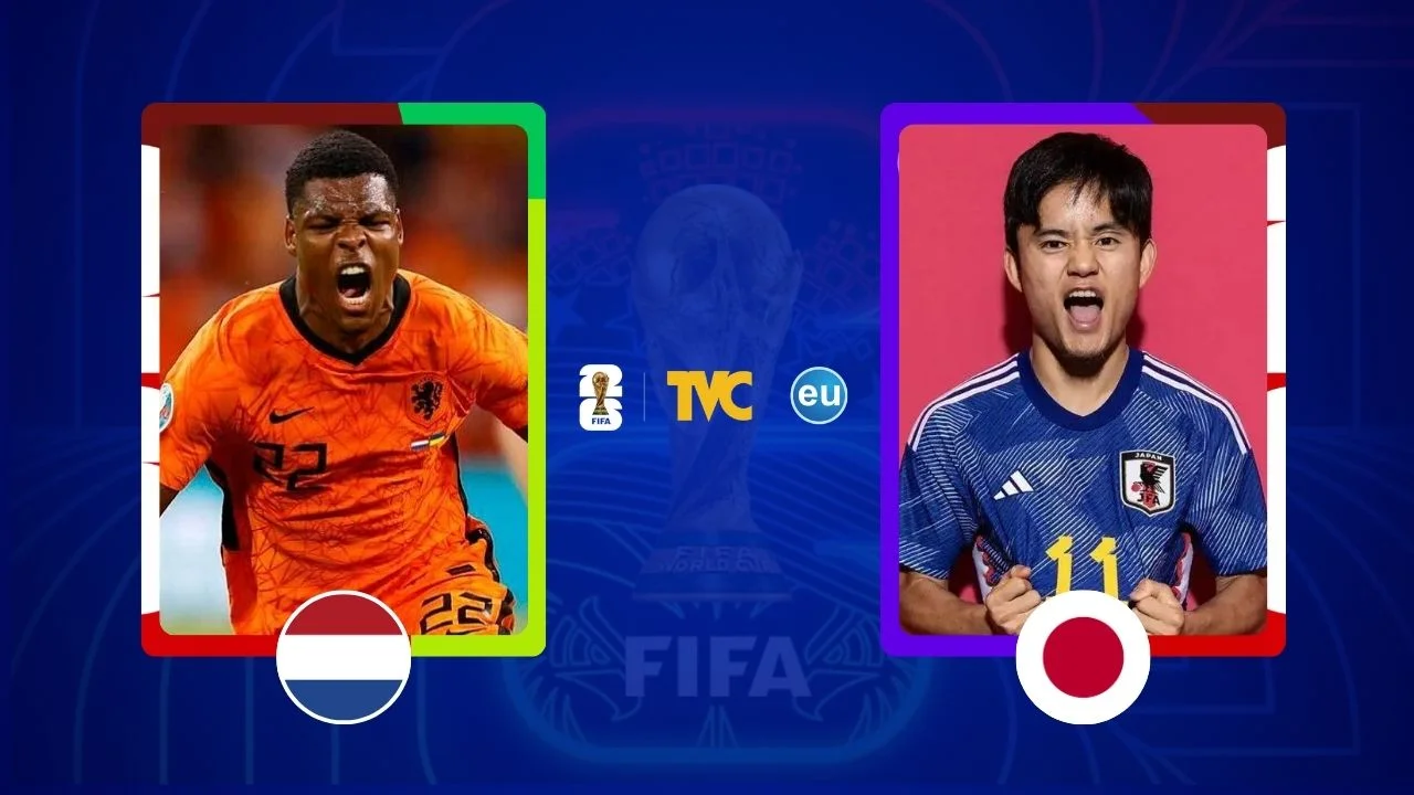 Países Bajos vs Japón en vivo: Dónde ver, marcador | Grupo F - Mundial 2026 Imagen de Países Bajos vs Japón en vivo: Dónde ver, marcador | Grupo F - Mundial 2026