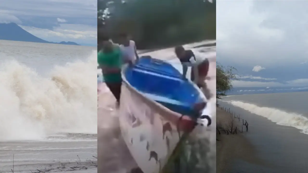 Imagen de Fuerte oleaje por Cristina paraliza pesca y navegación en el Pacífico de Honduras