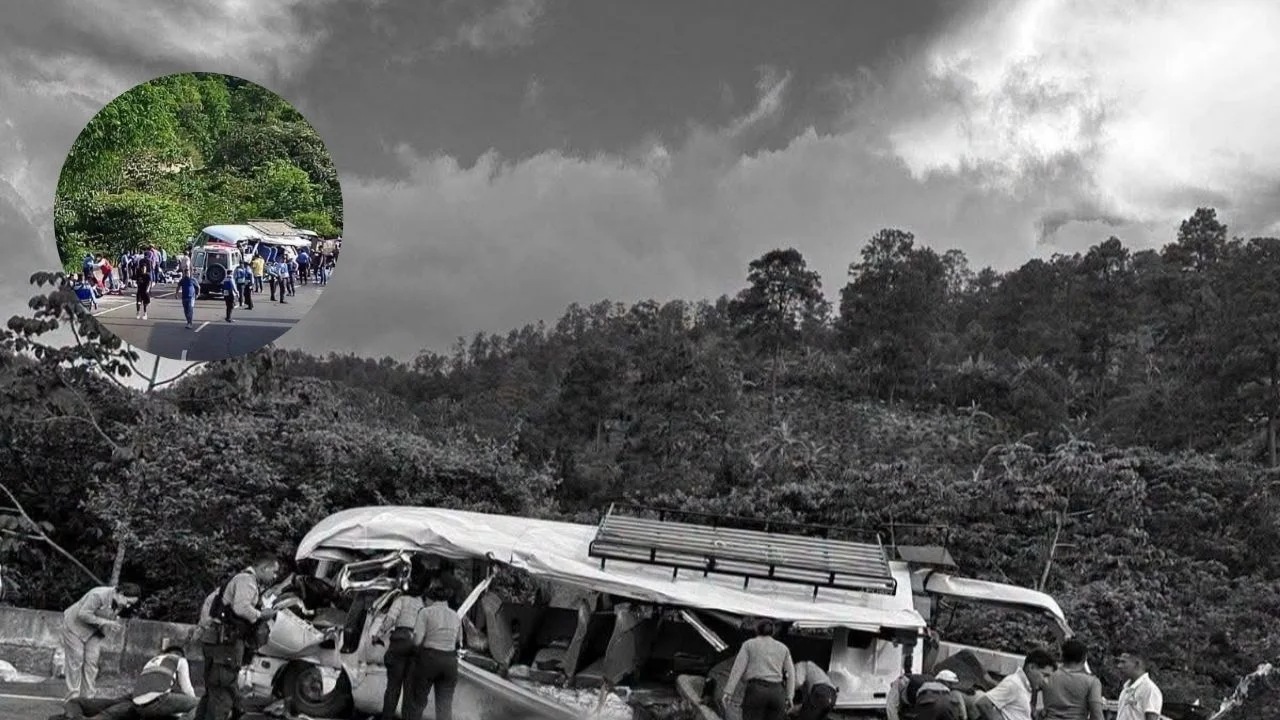 Imagen de Lista de nombres de policías fallecidos en accidente en El Rodeo, Comayagua