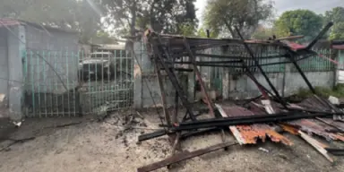 Imagen de Rayo cayó sobre una casa y causó un incendio en sector Chamelecón
