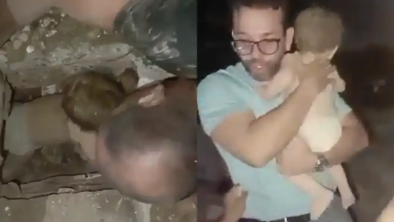 Imagen de '¡Dios es grande!': rescatan vivo a bebé tras terremotos en Venezuela