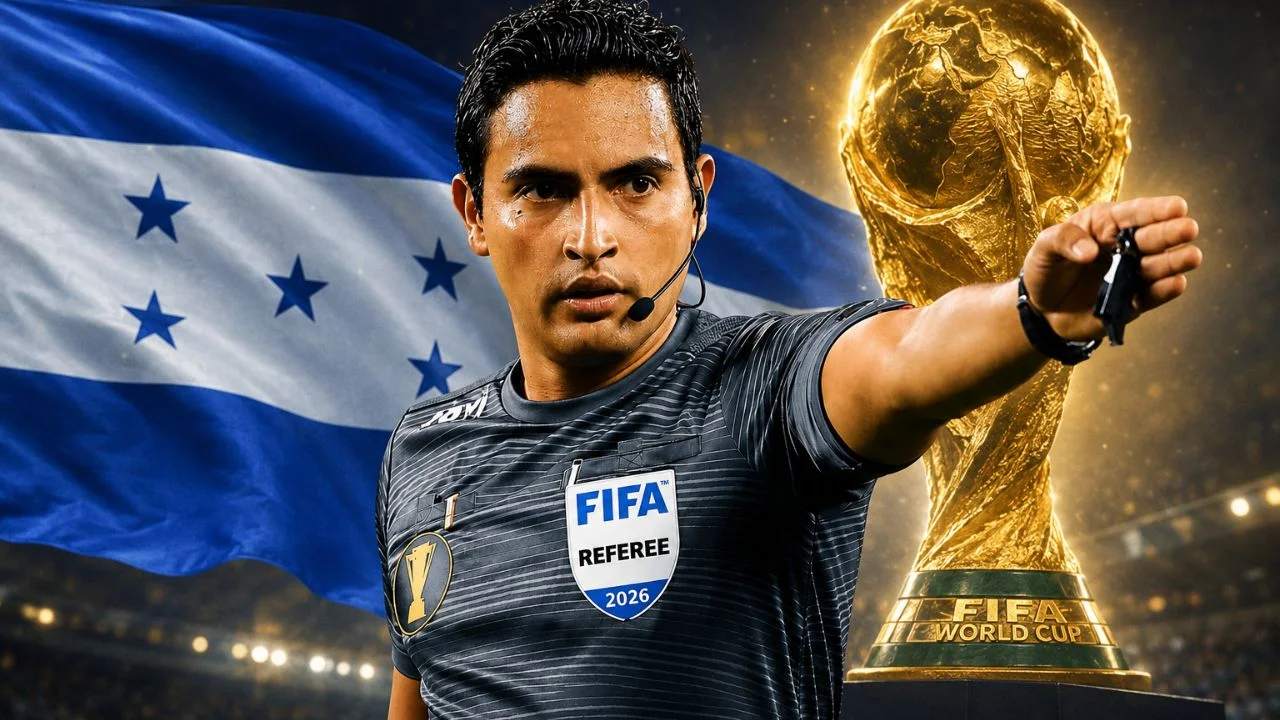 Saíd Martínez llevará el silbato hondureño al Mundial 2026 Imagen de Saíd Martínez llevará el silbato hondureño al Mundial 2026