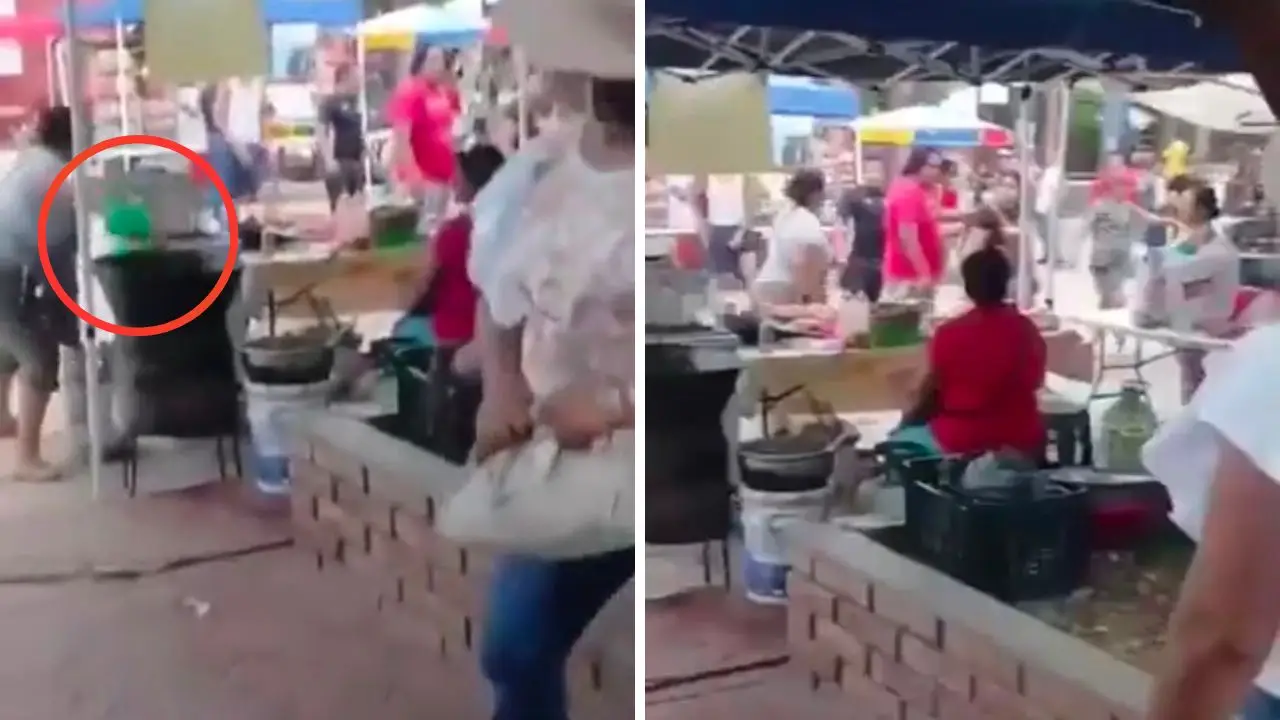 Video: mujer lanza aceite hirviendo a su contrincante en acalorada pelea Imagen de Video: mujer lanza aceite hirviendo a su contrincante en acalorada pelea