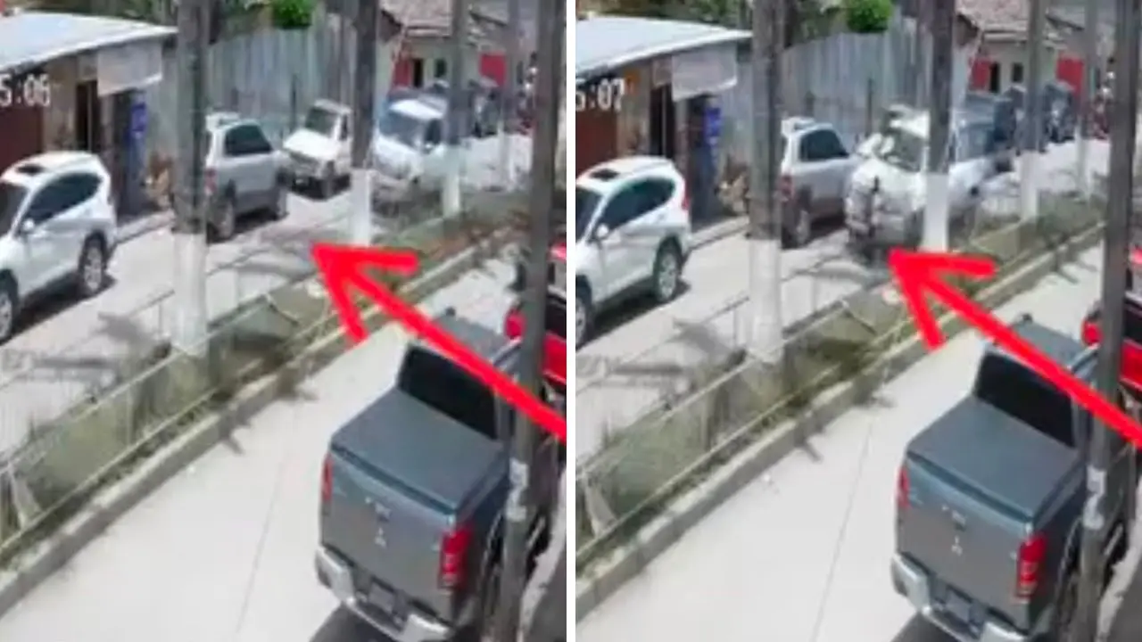 Imagen de Video sensible: Niño es atropellado tras salir corriendo de pulpería en Copán
