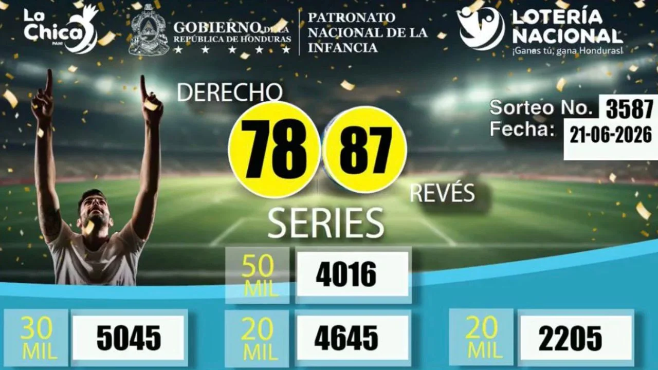 Foto del El número ganador de este domingo 21 de junio en La Chica fue el 78.