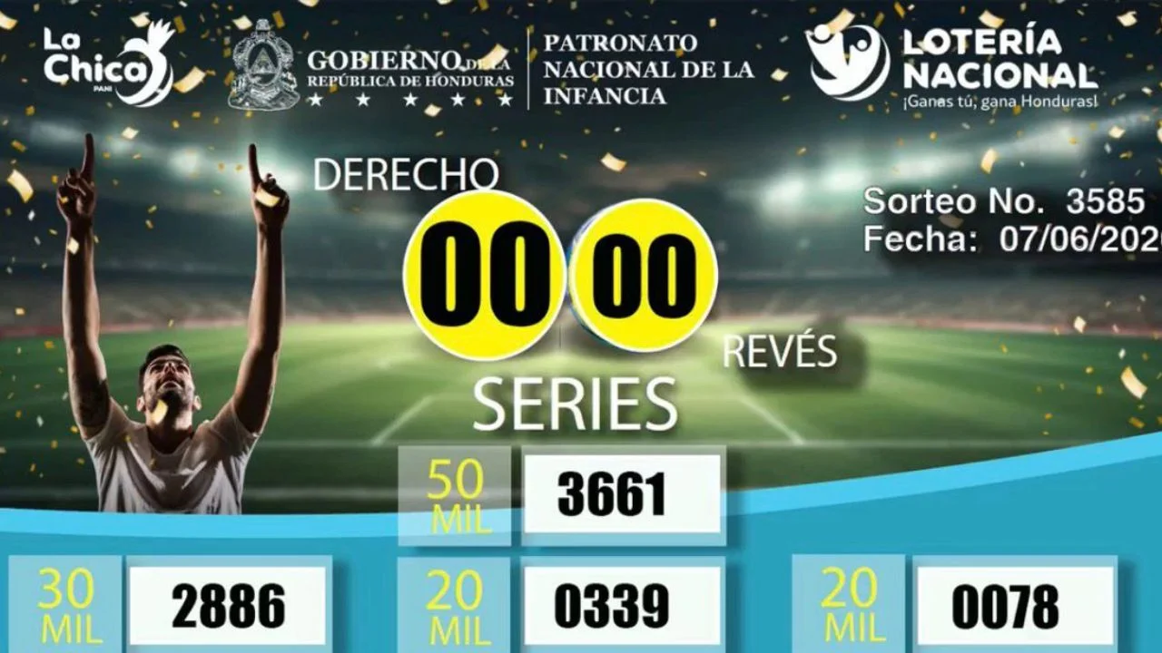 Foto del número ganador de La Chica domingo 7 de junio de 2026