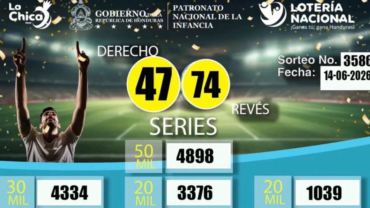 fOTO DE Este domingo 14 de junio, el número ganador de La Chica fue el 47