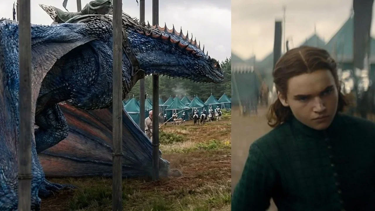 Dragona Tessarion en el capítulo 1 de la temporada 3 de La Casa del Dragón y quién supuestamente sería Daeron