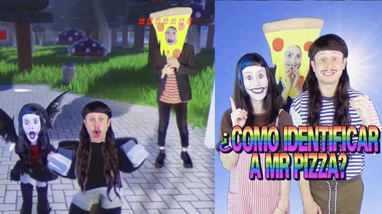 Oliver Tree y Malcriada en videos sobre Mr Pizza.