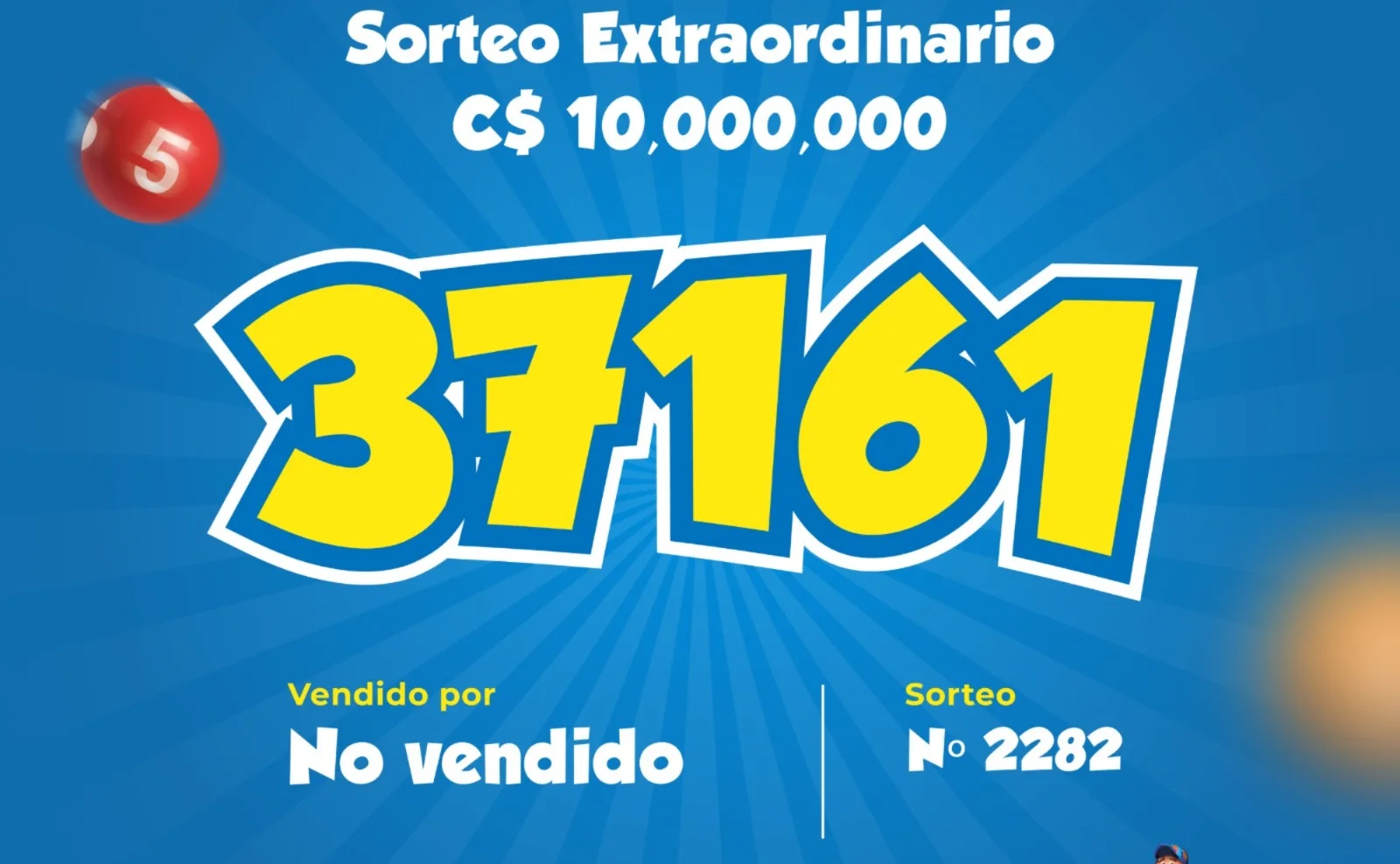 Sorteo de la Lotería Nacional de Nicaragua hoy, 16 de junio