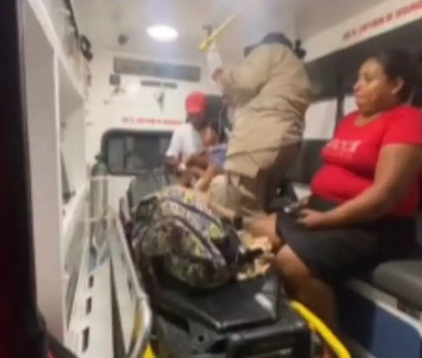 Irma Margarita, mordida por víbora